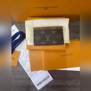 Louis Vuitton Brown Monogram Card Holder